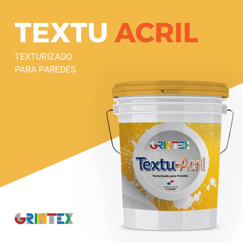 Pintura texturizada acrílica